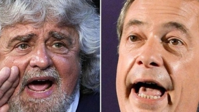 Beppe Grillo molla Farage per un matrimonio di convenienza con Verhofstadt