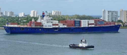 A file picture of El Faro before it sunk in 2015. Source;en.wikipedia.org