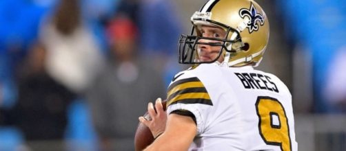 Drew Brees led the New Orleans Saints to a 20-0 win over Miami in London on Sunday. [Image via NFL/YouTube]