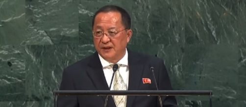 Kim D.P.R. Korea denounces US President&rsquo;s &lsquo;reckless and violent&rsquo; comments. [United Nations/ Youtube screencap]