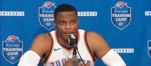 Russell Westbrook of the OKC Thunder (via YouTube - ESPN screencap)
