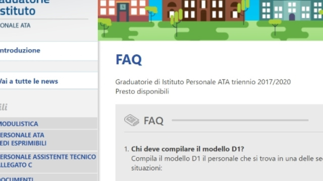 chi deve compilare il modello D1 o D2