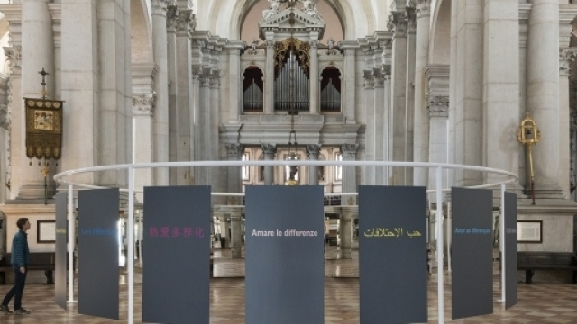 Michelangelo Pistoletto- Suspended Perimeter alla Basilica di San Giorgio Maggiore