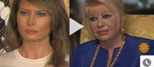 Melania and Ivana Trump [Image Source: Inside Edition/YouTube]