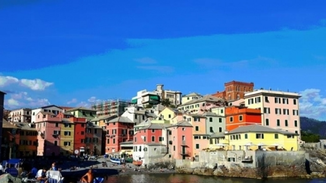 Boccadasse, antico borgo marinaro di Genova.