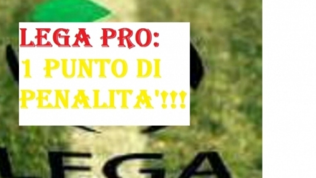 Ufficiale 1 punto di penalit&agrave;.