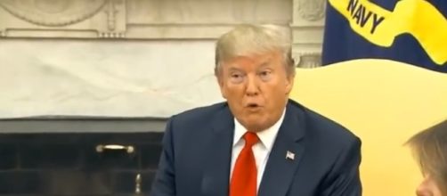 Donald Trump at the White House, via Twitter