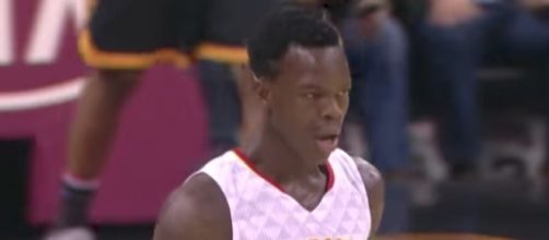 Dennis Schroder and the Hawks host the Dallas Mavs in Thursday's NBA preseason action. [Image via NBA/YouTube]