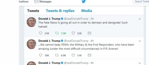 Donald Trump continues to disrespect Puerto Rico. @realdonaldtrump.com.Twitter.com