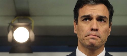 Pedro S&aacute;nchez tras la dejar paso a la gestora del PSOE.