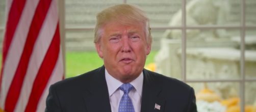 Trump says he thinks the media should speak more honestly. [Image via Transition 2017/YouTube screencap]