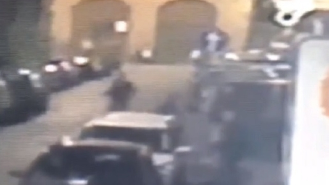 Un fotogramma del video divulgato dal quotidiano "La Nazione".