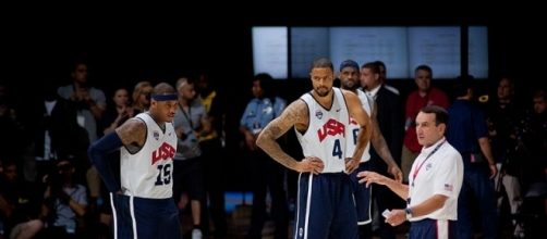 NBA trade rumors are still swirling around a few stars. [Image Credit: Wikimedia Commons/Tim Shelby]