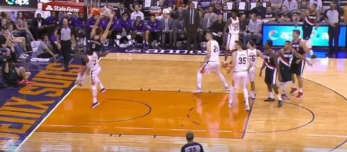 The Portland Trail Blazers beat the Phoenix Suns on October 11. -- YouTube screen capture / ESPN