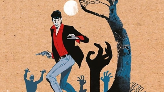 La copertina de 'L'alba dei morti viventi' da 'Il Dylan Dog di Tiziano Sclavi'.