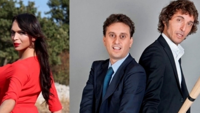 Manila Gorio, David Parenzo e Giuseppe Cruciani