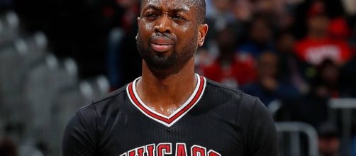 Dwayne Wade steals a spot. Image via Keith Allison/Wikimedia Commons