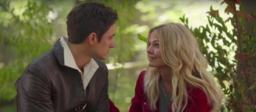(L-R) Andrew J. West as Henry Mills and Jennifer Morrison as Emma Swan-YouTube/ThatTubaGuy
