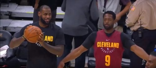 The Cavaliers won their first preseason game with LeBron James on the sideline -- Ximo Pierto via YouTube