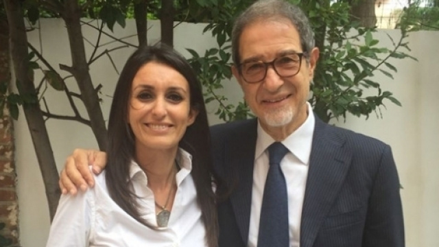 Costanza Castello (UDC) e Nello Musumeci