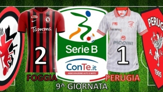 Termina 2-1 il match dello "Zaccheria" tra Foggia e Perugia