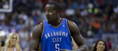 Kendrick Perkins with the OKC Thunder (Image Credit: Keith Allison/Flickr)