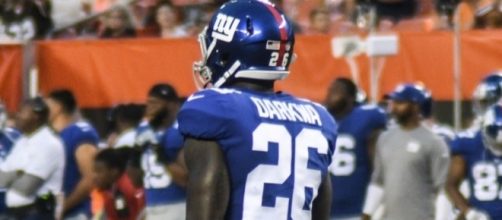 Orleans Darkwa rushed for a career-high 117 yards in Week 6. Image Source: Wikimedia Commons