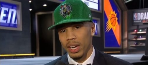 Celtics rookie Jayson Tatum imagined defending LeBron James on opening night -- (Image Credit: NBA/YouTube)