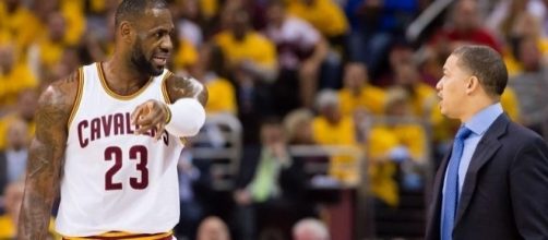 Coach Tyronn Lue says that LeBron's status for season opener is...