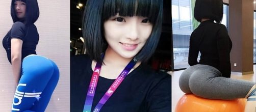 Gao Qian, a dona do bumbum mais bonito e maior da China