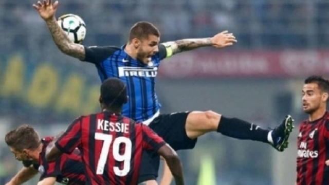 Uno scatto di Inter-Milan 3-2.