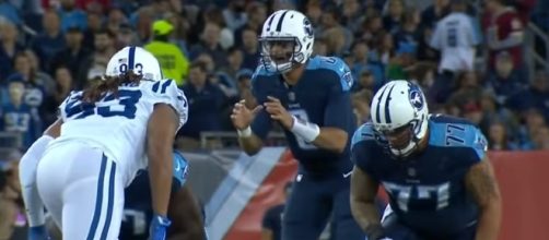Quarterback Marcus Mariota leads Titans past Colts. -- YouTube screen capture / ESPN