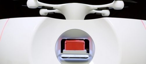 The Matternet drone transports small packages across Switzerland. (Photo via Matternet/Youtube)