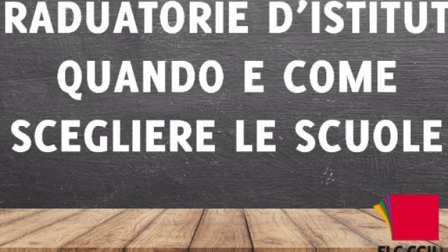 GRADUATORIE D'ISTITUTO DOCENTI 2017: GUIDA E STRUMENTI ALLA ... - flcgilromaelazio.it