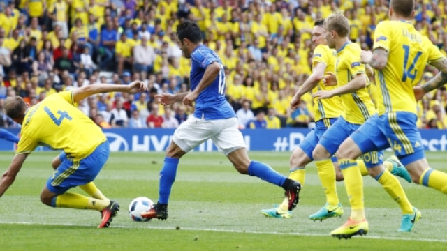 Italia-Svezia: Eder ha firmato l'ultima vittoria azzurra sugli scandinavi