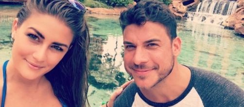 Brittany Cartwright and Jax Taylor enjoy a pond. [Photo via Instagram]