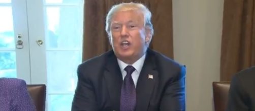 Donald Trump at the White House, via Twitter