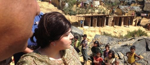 Kutupalong Refugee Camp in Cox&rsquo;s Bazar, Bangladesh houses 300,000 refugees. [Image Credit: Foreign and Commonwealth Office photo stream/Flickr}