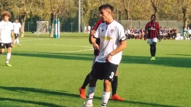 Il siciliano Lo Curto, classe 2002, difensore del Cesena Under 17