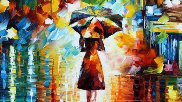 Rain Princess- 1059x1061 - Leonid Afremov