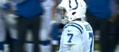 Jacoby Brissett against the Tennessee Titans (Image Credit: NFL/YouTube)