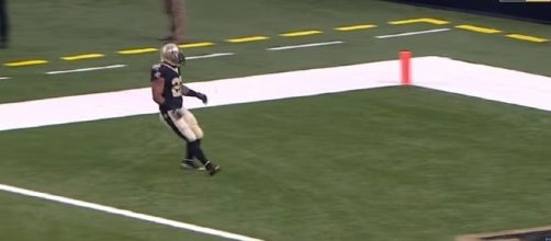 Mark Ingram against the Detroit Lions. [Image Credit: NFL/YouTube]