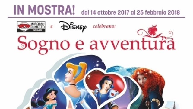 Mostra &ldquo;Sogno e Avventura. 80 anni di principesse nell&rsquo;animazione Disney&rdquo;