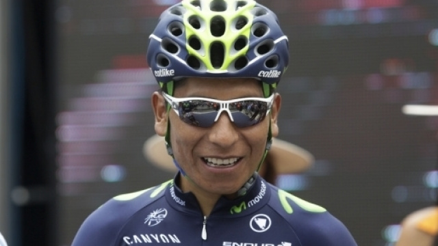 Nairo Quintana, leader della Movistar