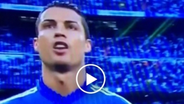 VIDEO : Ronaldo chante l'hymne de la Ligue des champions !
