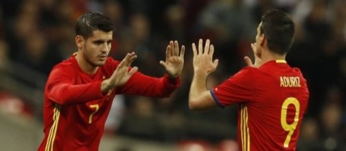 Aduriz cubre la baja de Morata en la delantera roja