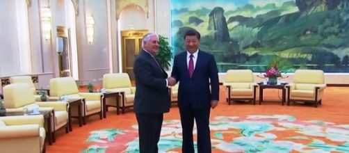 Trump says Tillerson "wasting his time" trying to negotiate with N. Korea [Image via YouTube/CBS News]