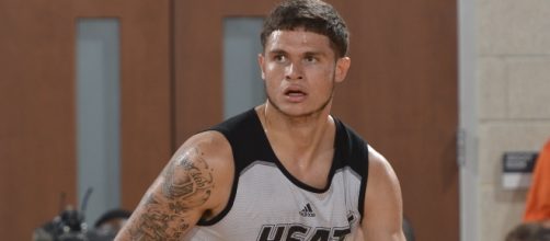 Tyler Johnson helped lead the Heat to a preseason win over the Hawks on Sunday. [Image Credit: NBA/YouTube]