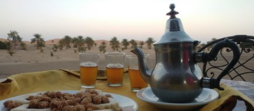 Dunas con olor a t&eacute; de menta y dulce