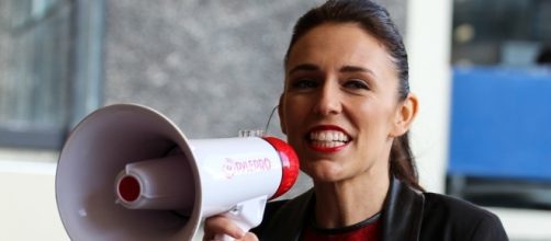 Jacinda Ardern at the University of Auckland [Image by Ulysse Bellier|Wikimedia Commons| Cropped | CC BY- 2.0 ]